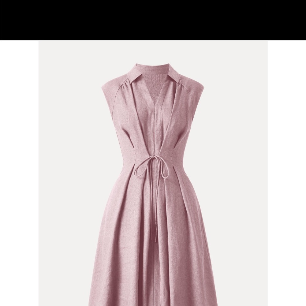 NWT OGL Sleeveless Blush Pink A-Line Dress size M